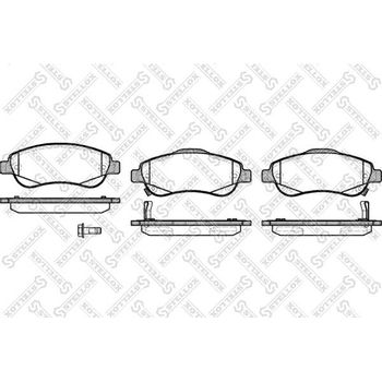 Колодки тормозные передние Honda CRV III/IV 2.0