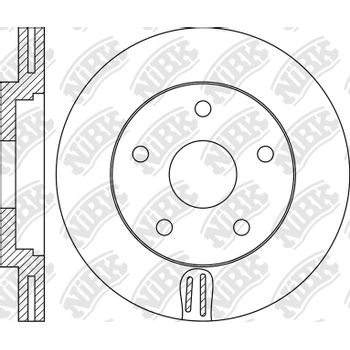 Диск тормозной передний Nissan Qashqai/XTrail 13-