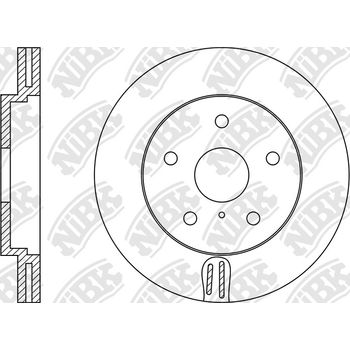 Диск тормозной передний Murano Z50/Z51/Infiniti M35