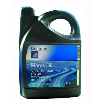 Масло моторное GM Motor Oil Semi Synthetic 10W40 синт,