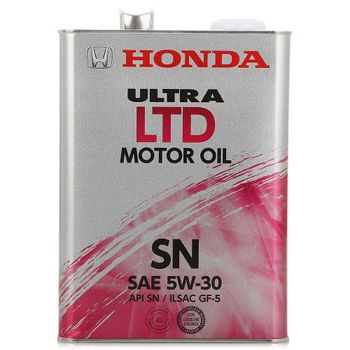 Масло моторное Honda Ultra LTD SN/GF5 5W30 синт,