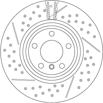 Диск тормозной передний BMW F21/F20/F33