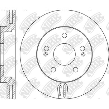 Диск тормозной передний Hyundai Coupe6/7/ix35/Sonata5/6/Tuscon/Kia Sportage2/Carens3/Magentis2